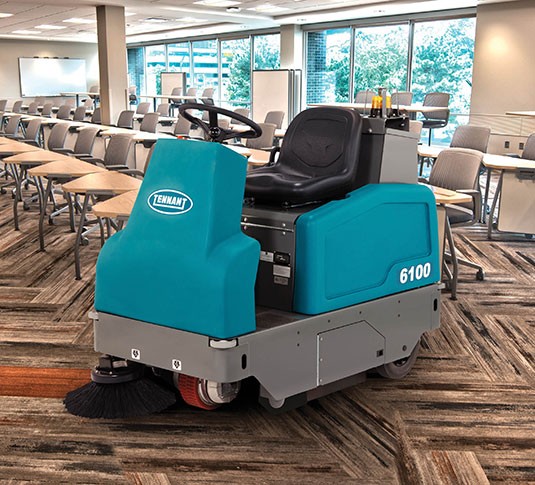 6100 Sub-Compact Battery Ride-On Floor Sweeper alt 13